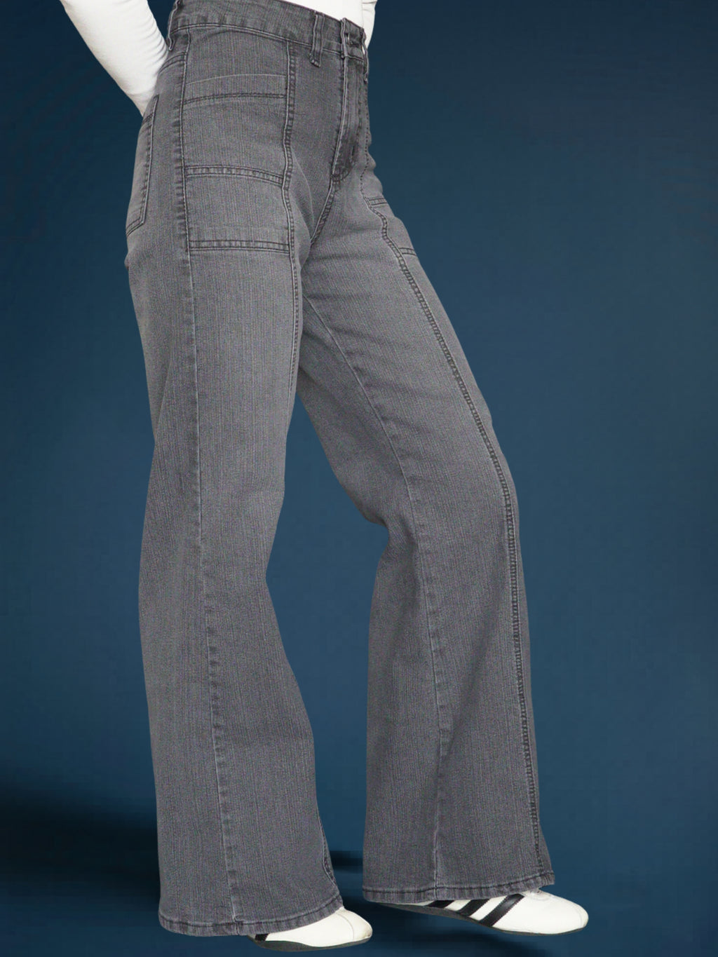 Jeans Mujer De Carriel Wide Leg 595