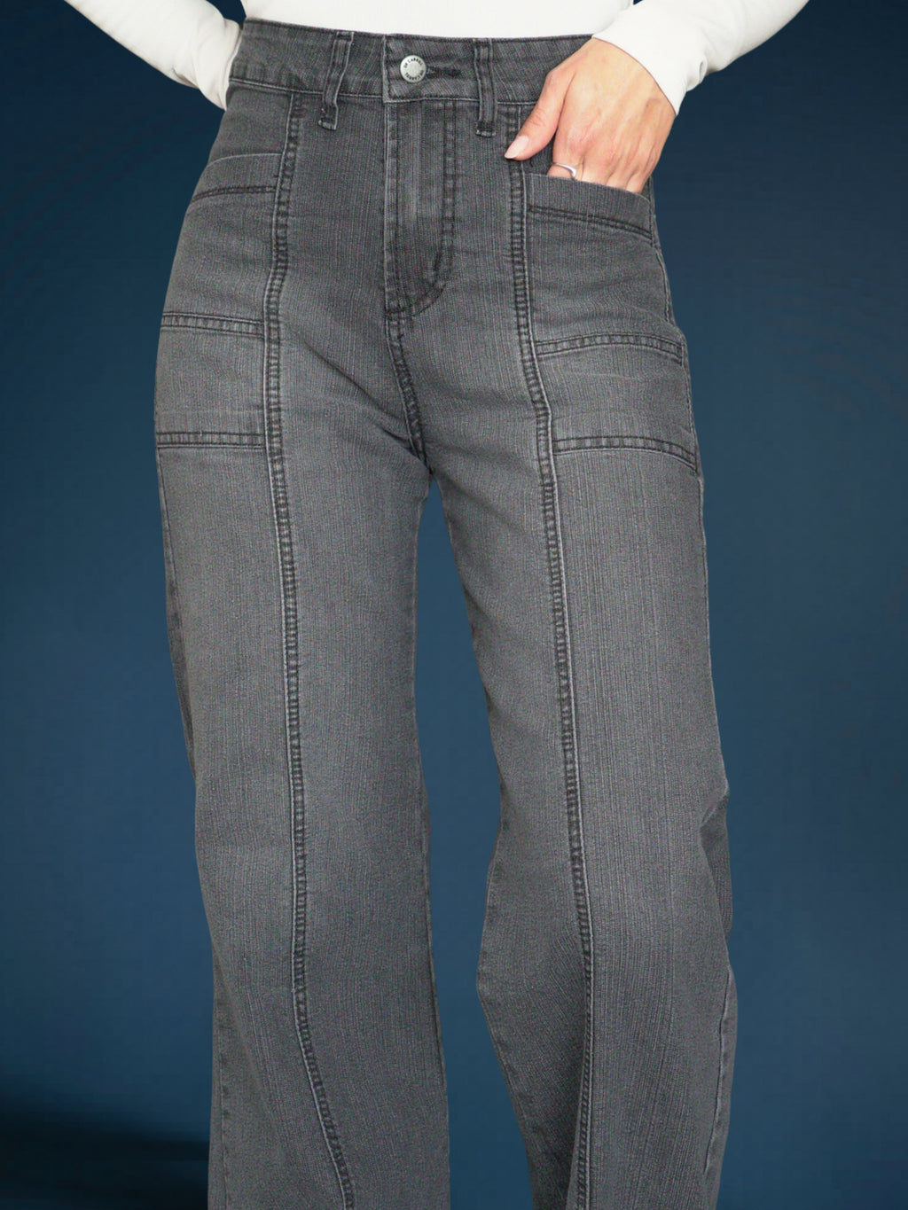 Jeans Mujer De Carriel Wide Leg 595