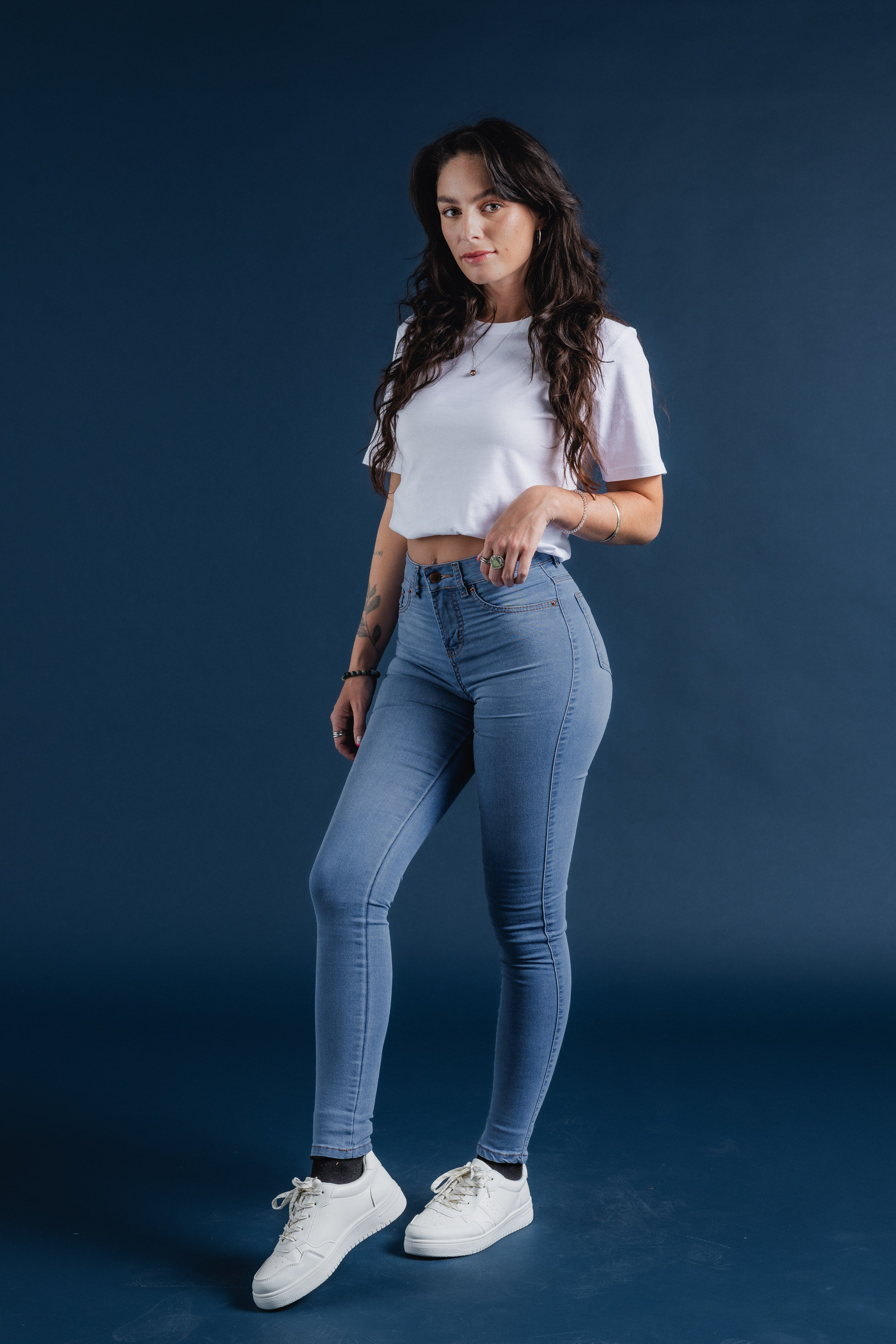 Jeans Mujer De Carriel Pitillo 360