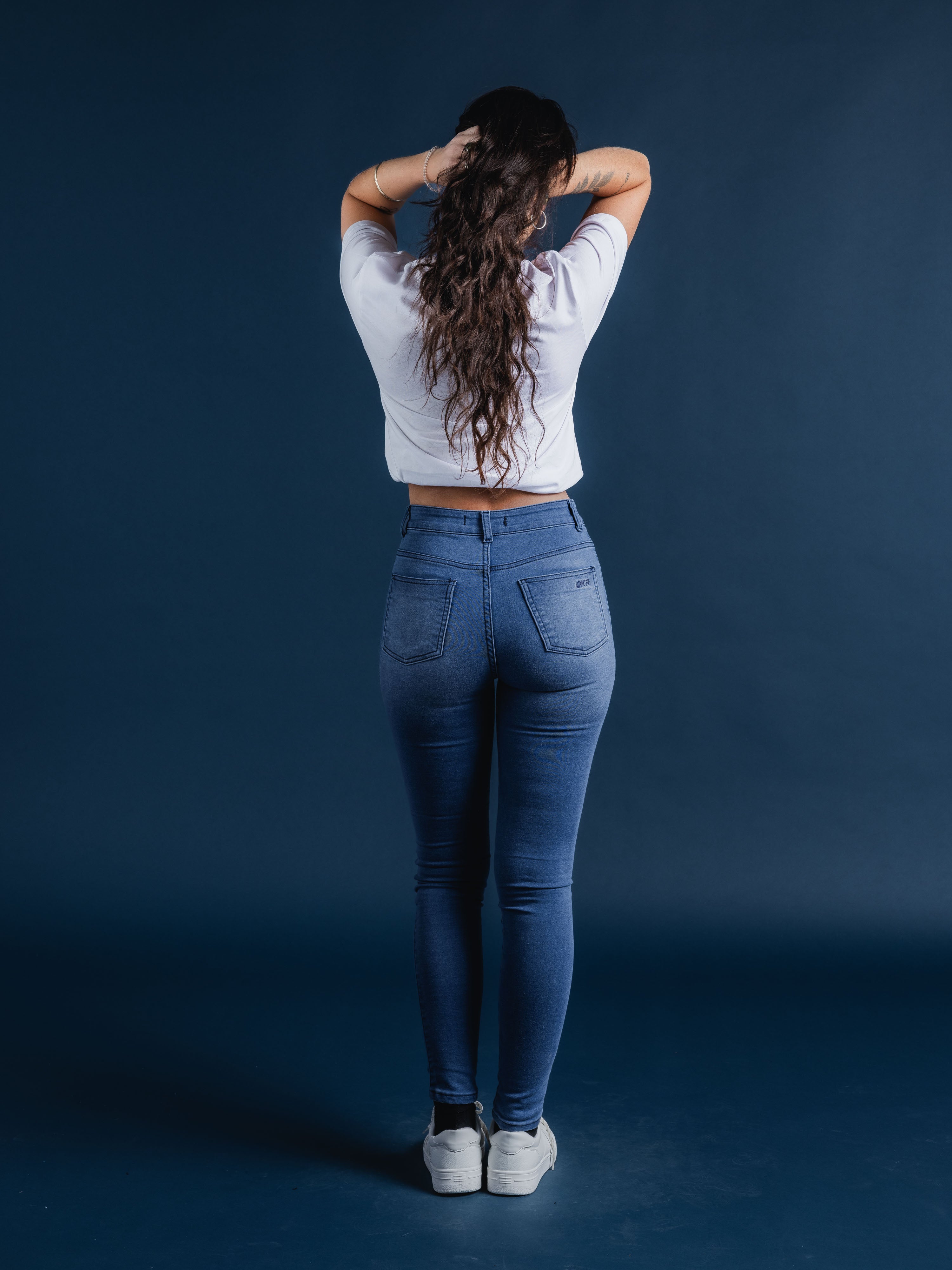 Jeans Mujer De Carriel Pitillo 360