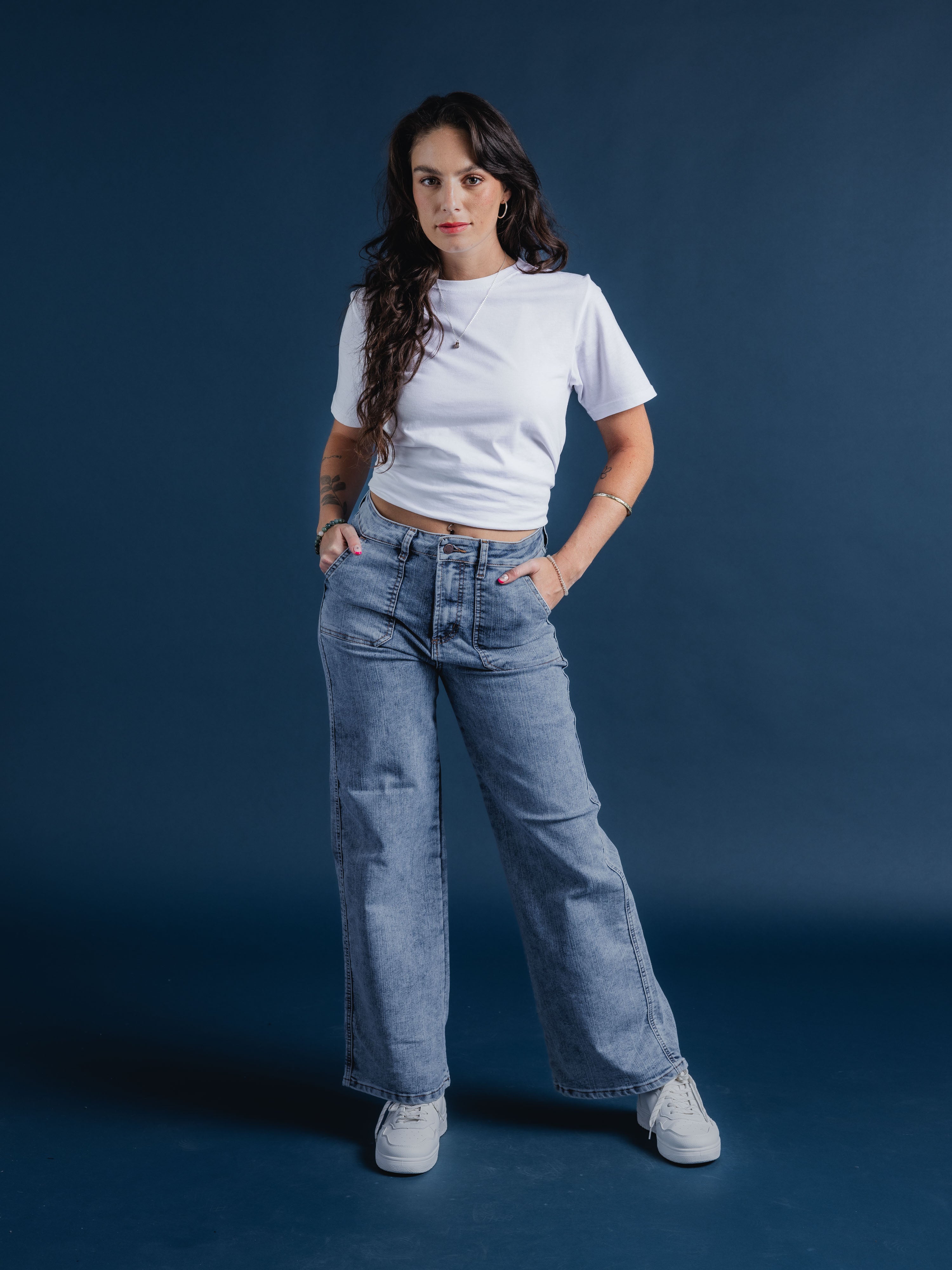 Jeans Mujer De Carriel Wide Leg 584