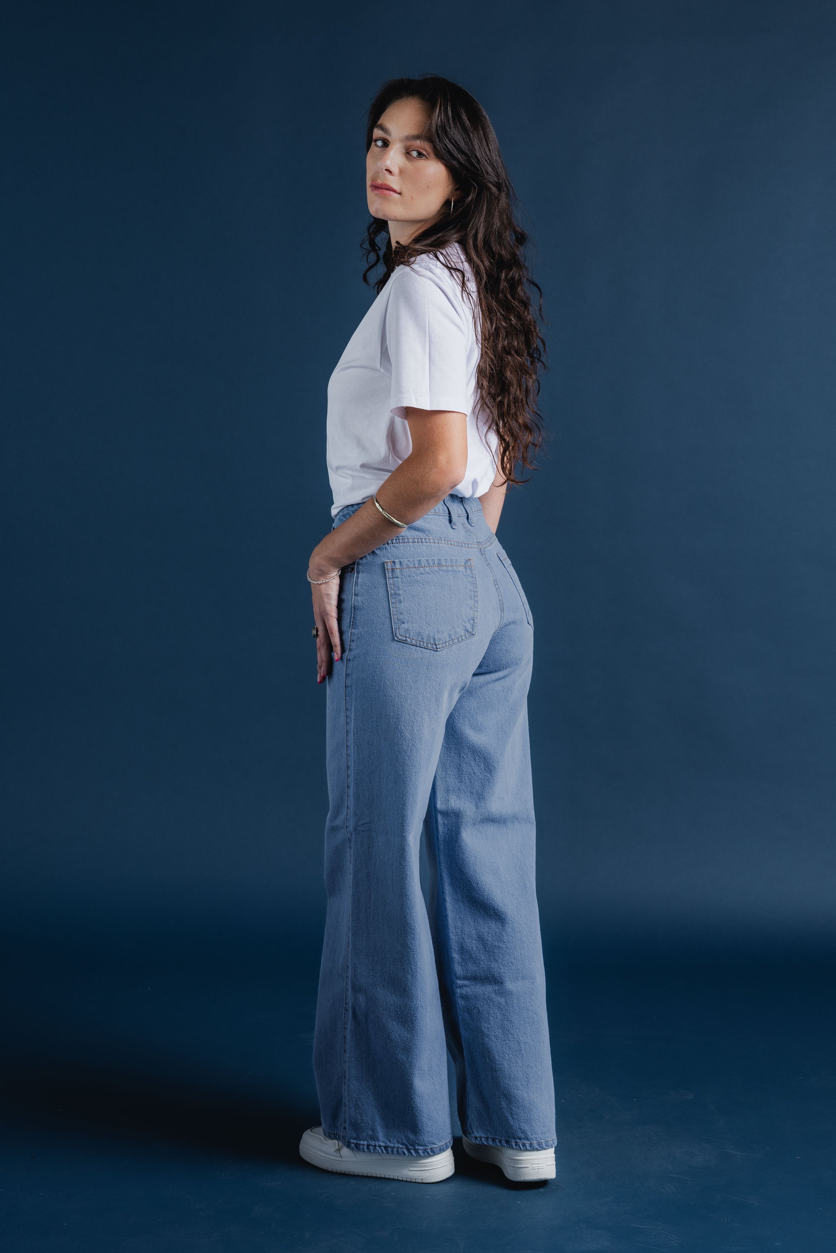 Jeans Mujer De Carriel Wide Leg 587