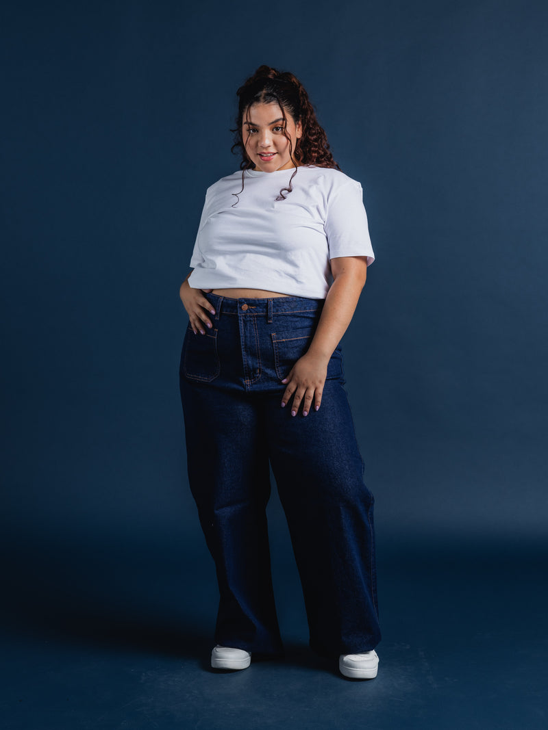 Jeans mujer wide leg 592