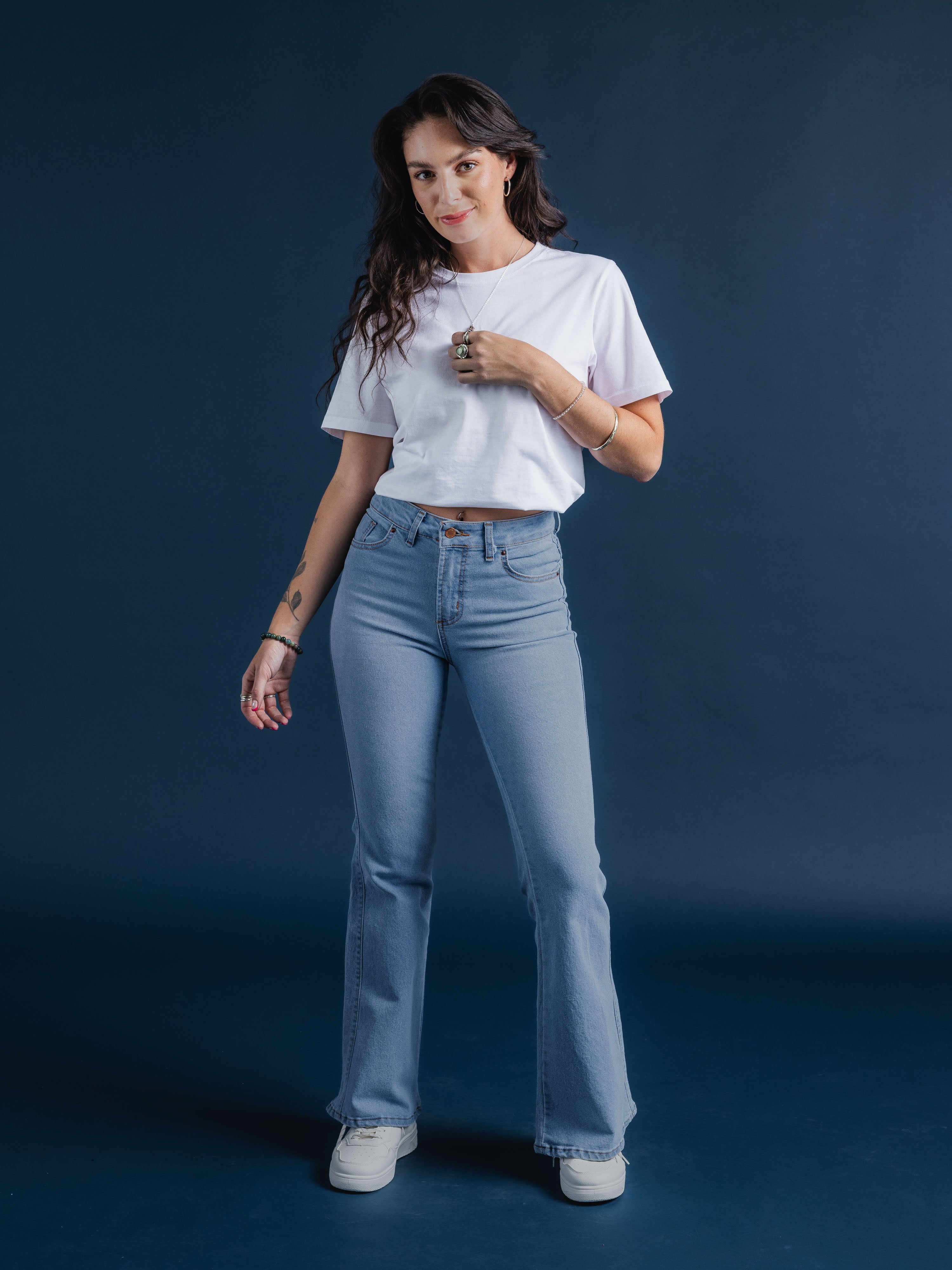 Jeans Mujer De Carriel Flare 641