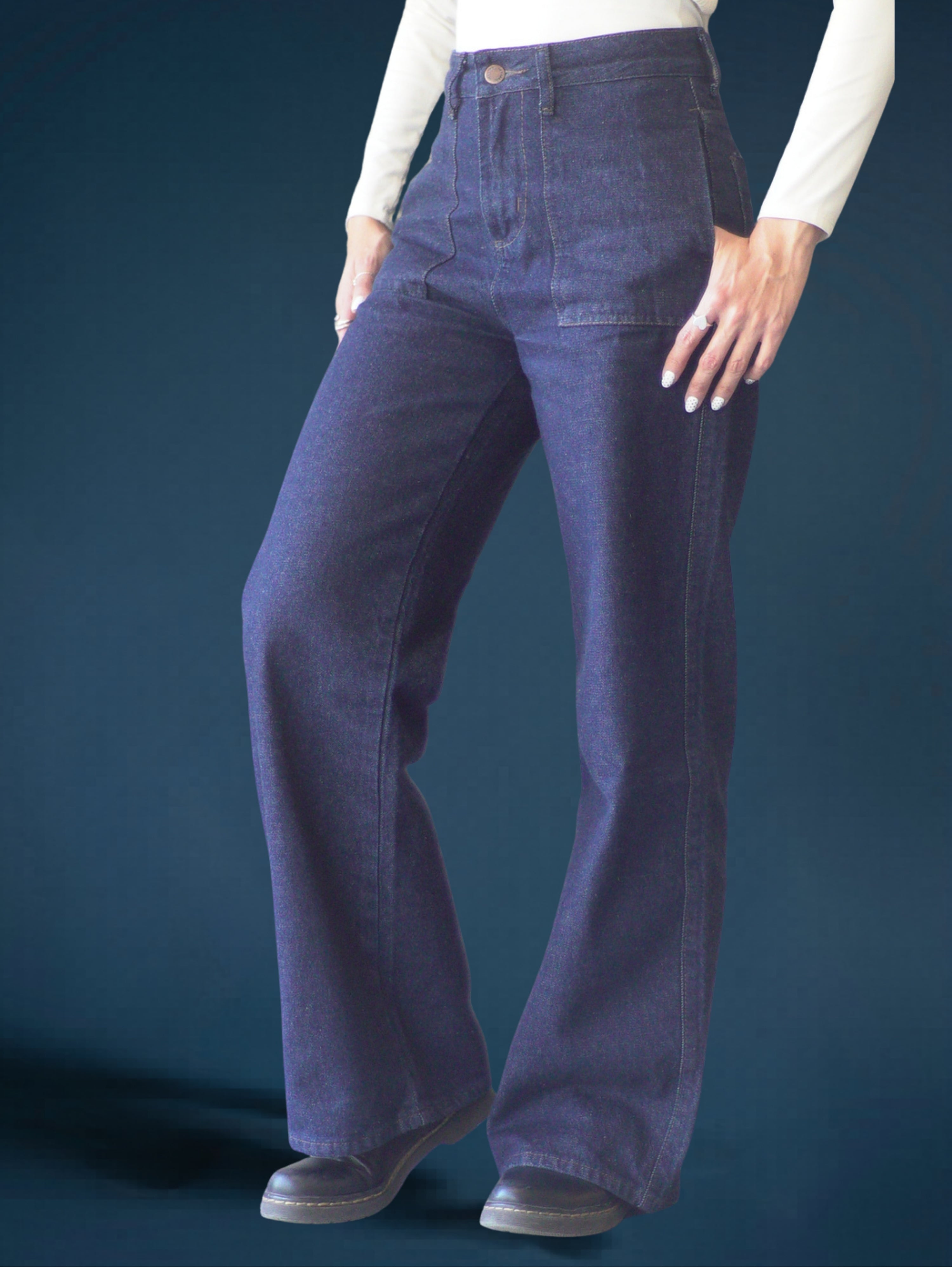 Jeans Mujer De Carriel Wide Leg 593