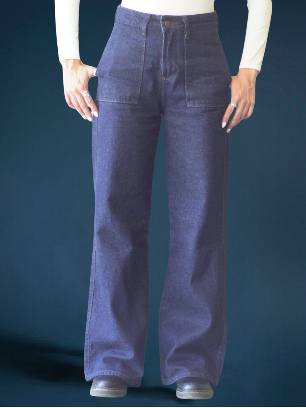 Jeans Mujer De Carriel Wide Leg 593