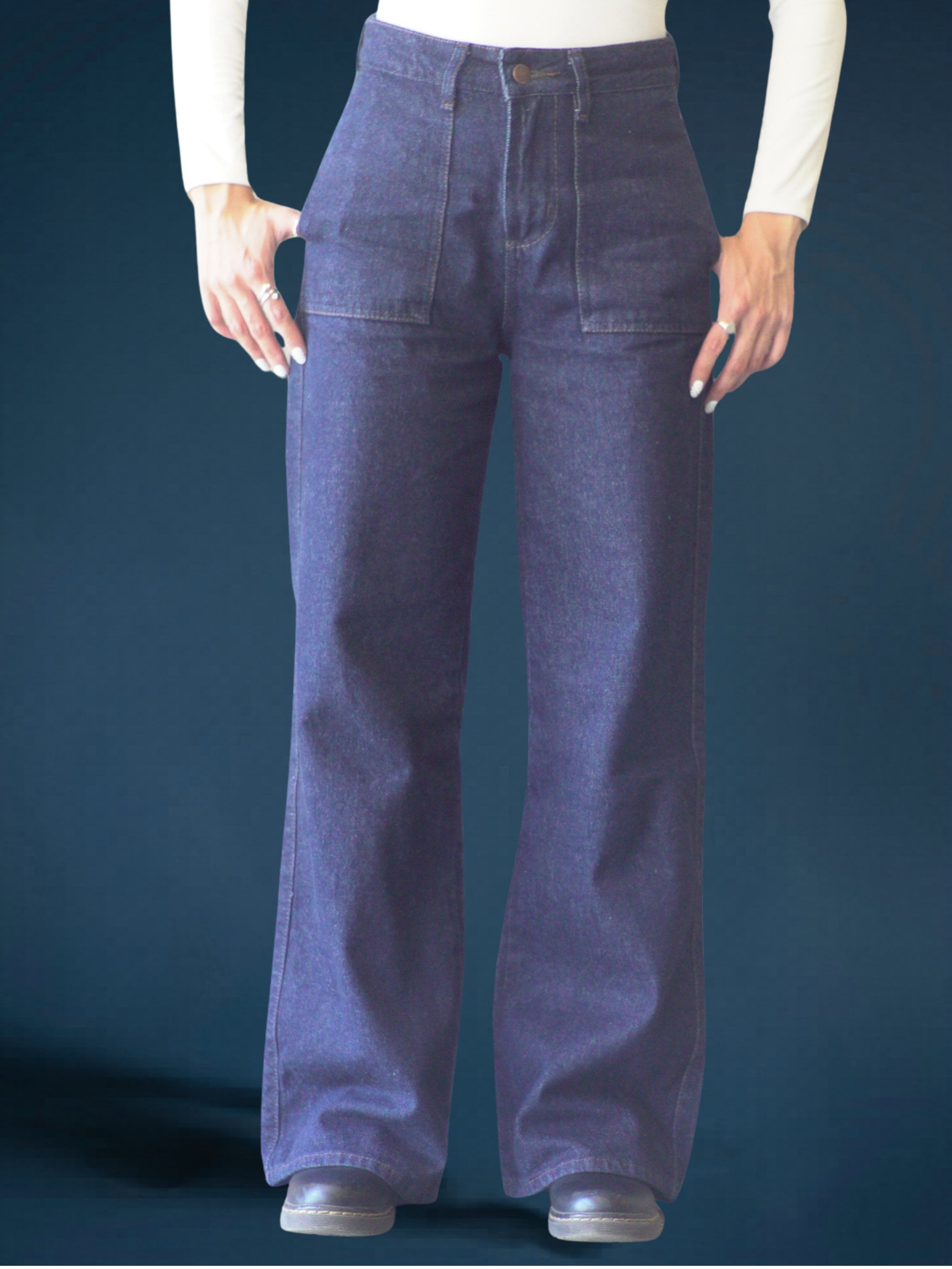 Jeans Mujer De Carriel Wide Leg 593